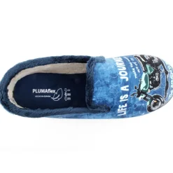 R12228 Slipper - Blue Multi