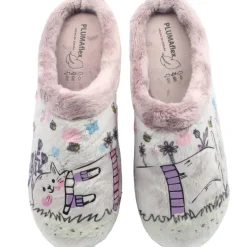 R12037 Slipper - Grey Multi