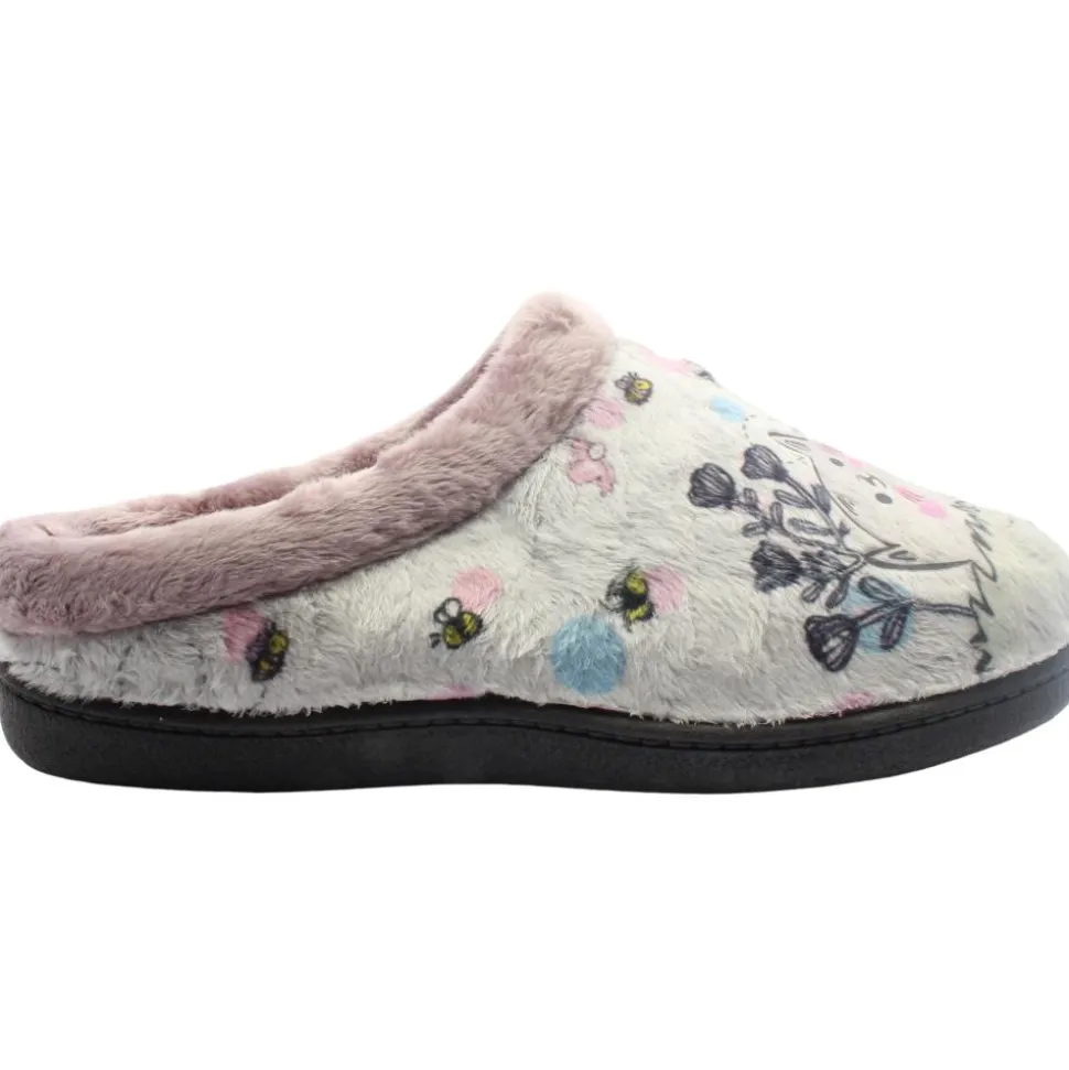 R12037 Slipper - Grey Multi