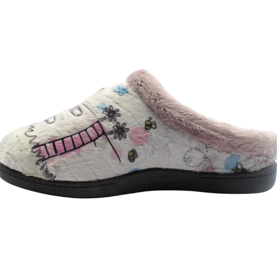 R12037 Slipper - Grey Multi