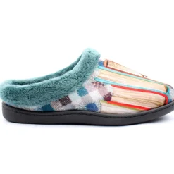 R12213 Slipper Mule - Light Grey