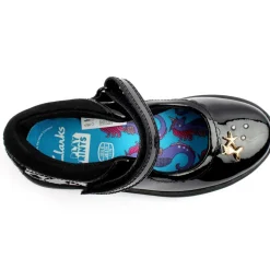 Relda Sea K Strap Shoe - Black Patent F