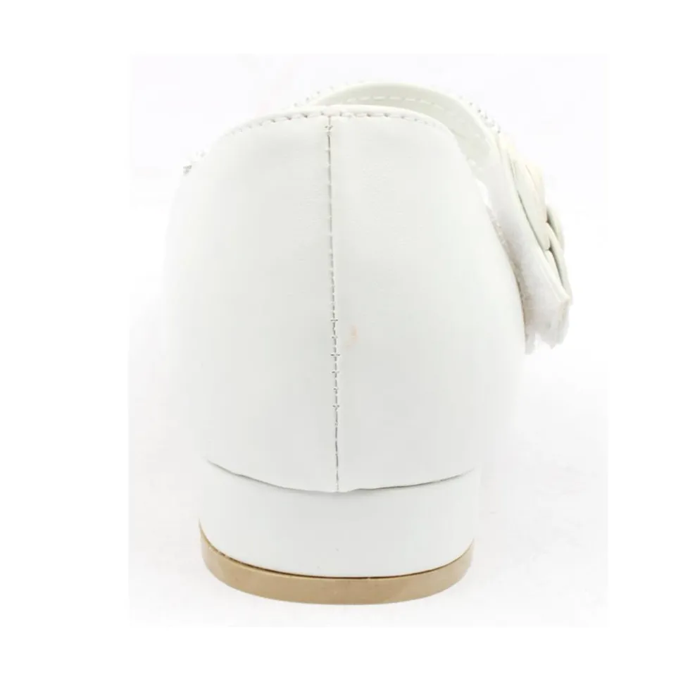 Rochelle R032 Communion Shoe - White