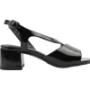 28378 Sandal - Black Patent