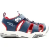 242860 Sandal - Navy/Red