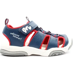 242860 Sandal - Navy/Red