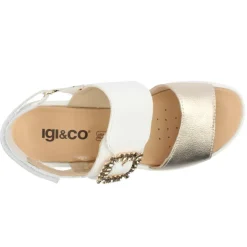 7667322 Sandal - White Gold