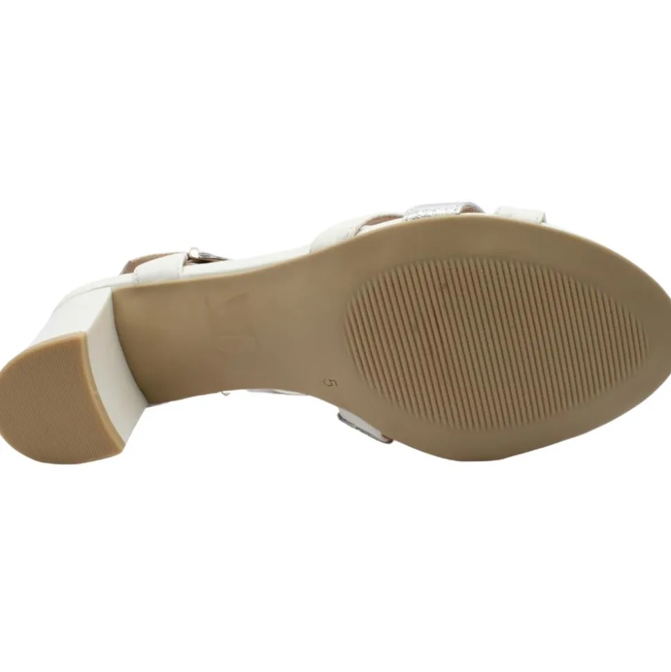 28308 Sandal - White Silver