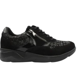 6680001 Shoe - Black Suede