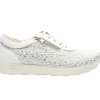 10423 Shoe - White Silver