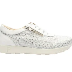 10423 Shoe - White Silver
