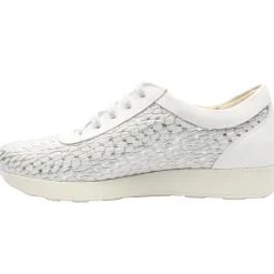 10423 Shoe - White Silver