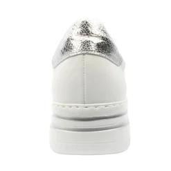 66395 Shoe - White Silver