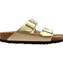 1016111 2 Strap Mule - Gold