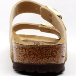 1016111 2 Strap Mule - Gold