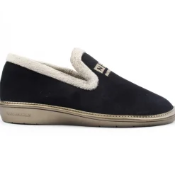 305 Suede Slipper - Navy Grey