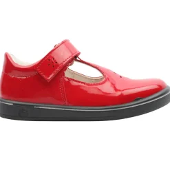 2600202 T Bar Shoe - Red Patent