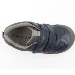 Tickle Velcro Shoe - Navy Multi H