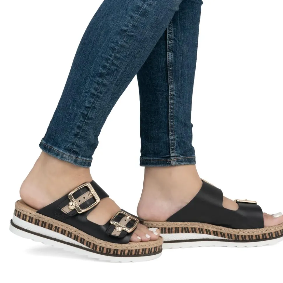 V7955 Mule - Black Beige