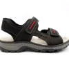 21760 Velcro Sandal - Black
