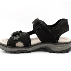 21760 Velcro Sandal - Black