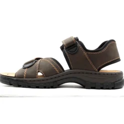25051 Velcro Sandal - Brown