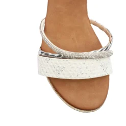 6W8913 40 Sandal - White Multi