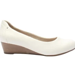 22376 Wedge Shoe - White