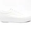 Wm Ward Platform Laced Shoe - White