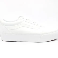 Wm Ward Platform Laced Shoe - White