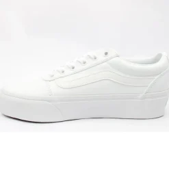Wm Ward Platform Laced Shoe - White