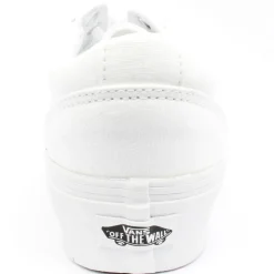 Wm Ward Platform Laced Shoe - White
