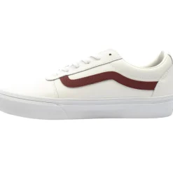 Wmwardleather Trainer - White Burgundy