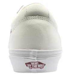 Wmwardleather Trainer - White Burgundy